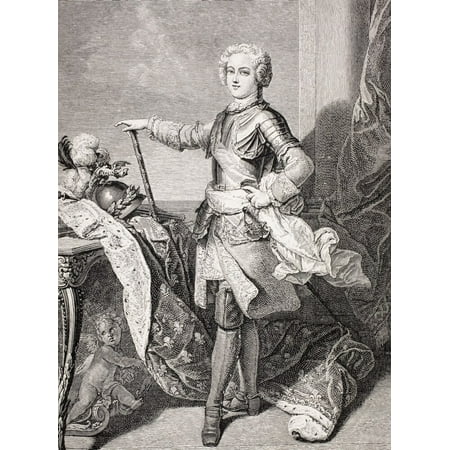 The Young King Louis Xv Of France, 1710 - 1774. From Xviii Siecle Institutions, Usages Et Costumes, Published Paris 1875. PosterPrint - Item # VARDPI1904341