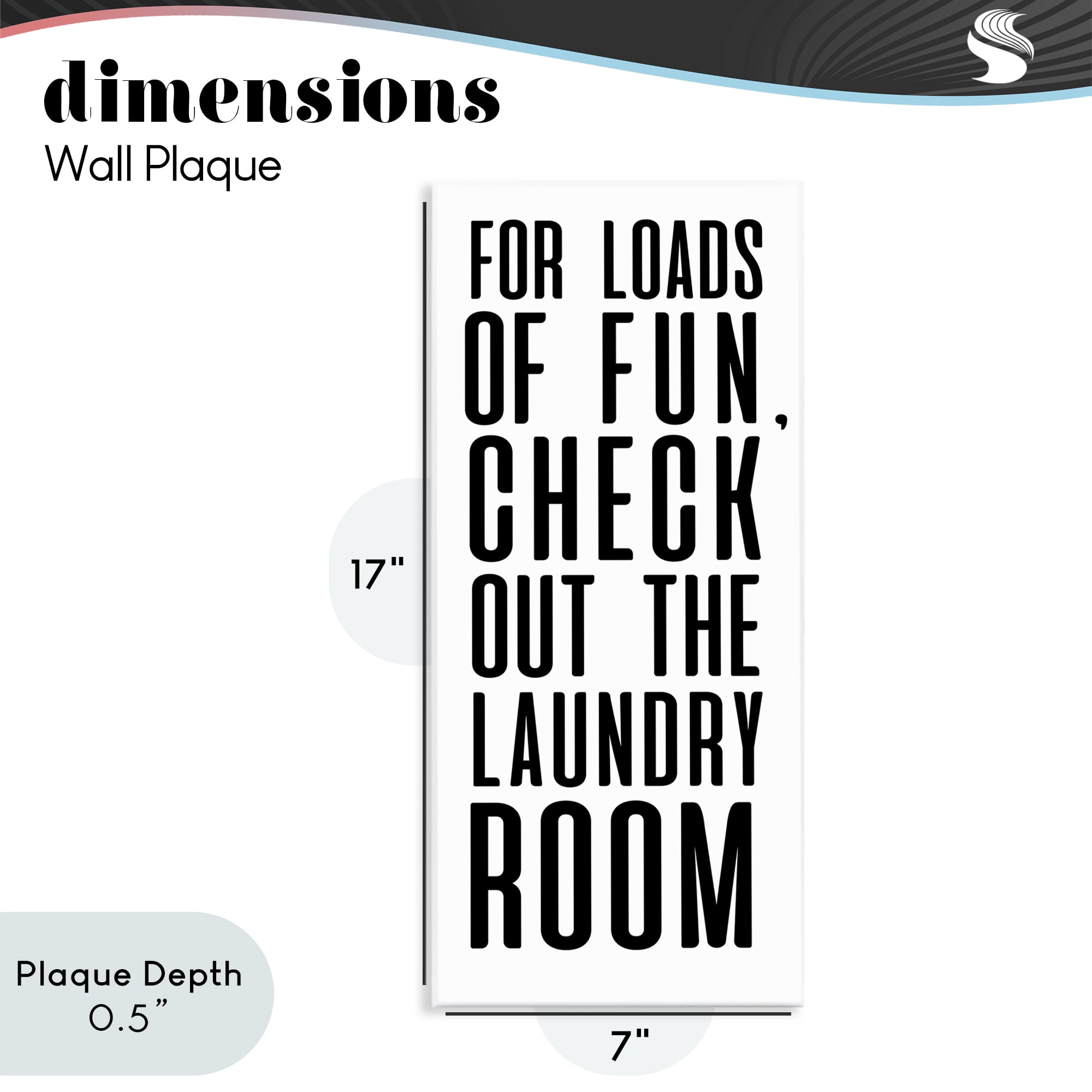 Stupell Industries For Loads Of Fun Wall Plaque Art, design by SD Graphics Studio
