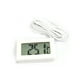 thumbnail image 1 of Matsuzay Termómetro digital con sonda 2M Pantalla LCD Sensor Detector Hogar Cocina Refrigerador Medidor Higrómetro Indicador Interior Electrónica Blanco, 1 of 6