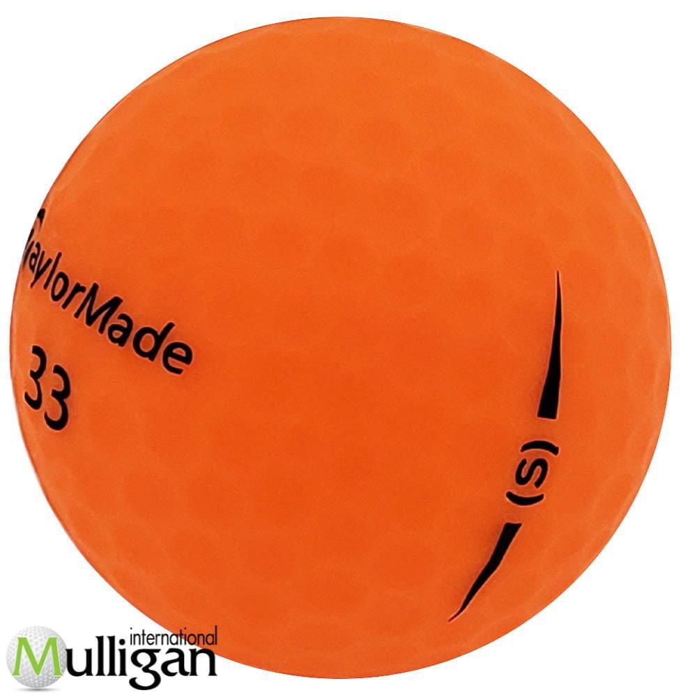 Mulligan - 96 Taylormade Project (s) 4A Recycled Used Golf Balls, Orange