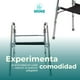 thumbnail image 3 of Andadera para Adulto Mayor con Asiento Plegable | Altura Ajustable 74–92 cm con 8 Niveles | Aluminio Ultraligero Antioxidante | Soporta hasta 100 kg | Color Plata, 3 of 10