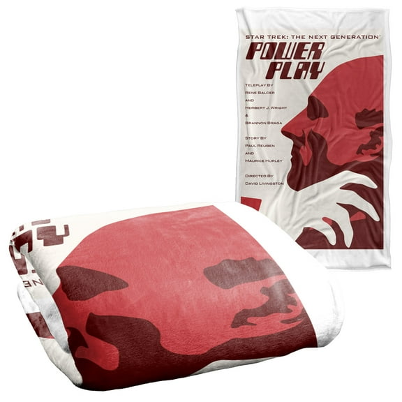 Star Trek The Next Generation Season 5 Episode 15 Silky Touch Super Soft Throw Blanket 36" x 58"