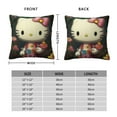 thumbnail image 2 of Hello Kitty Pillow Cover, Square Throw Pillow Cases For Couch Sofa Bed Living Room,Home Decorative, 26"X26", 2 of 9