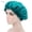Cyan, variant on Satin Hat Sleep Hair Cap - Silk Hat, Suitable For Various Hairstyles, Equipped With Elastic Soft Band For Hair Care