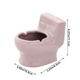 thumbnail image 3 of Ke1Clo Toilet Funny Ashtray for Outside Patio, Ceramic Ashtray Personalised Ashtrays for Cigarettes, 3 of 6