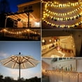 thumbnail image 6 of SKYUSE Solar String Lights Outdoor Waterproof 60 Led 30.2ft Solar Crystal Globe Lights with 8 Lighting Modes, Solar Fairy Lights for Tree Patio Garden Yard Porch Party Christmas Decor (Warm White), 6 of 10