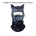 thumbnail image 3 of 3D Animal Pattern Full Face for Winter Riding Skiing Cycling and Outdoor Driving Warm, 3 of 6