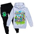 thumbnail image 1 of Ensemble de Survêtement Imprimé Minecraft pour Enfants 7-16 Ans, 1 of 2