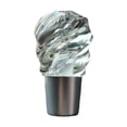 thumbnail image 1 of Pomo con luces LED, elegante y bonito, pomo de manija manual con forma de diamante para la palanca de cambios del coche. Plata, 1 of 9