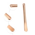 thumbnail image 4 of Unique Bargains 4 Pcs Makeup Spatula Mini Spoon for Facial Cosmetic Face Cream Zinc Alloy 2.32"x0.30" Rose Gold Tone, 4 of 7