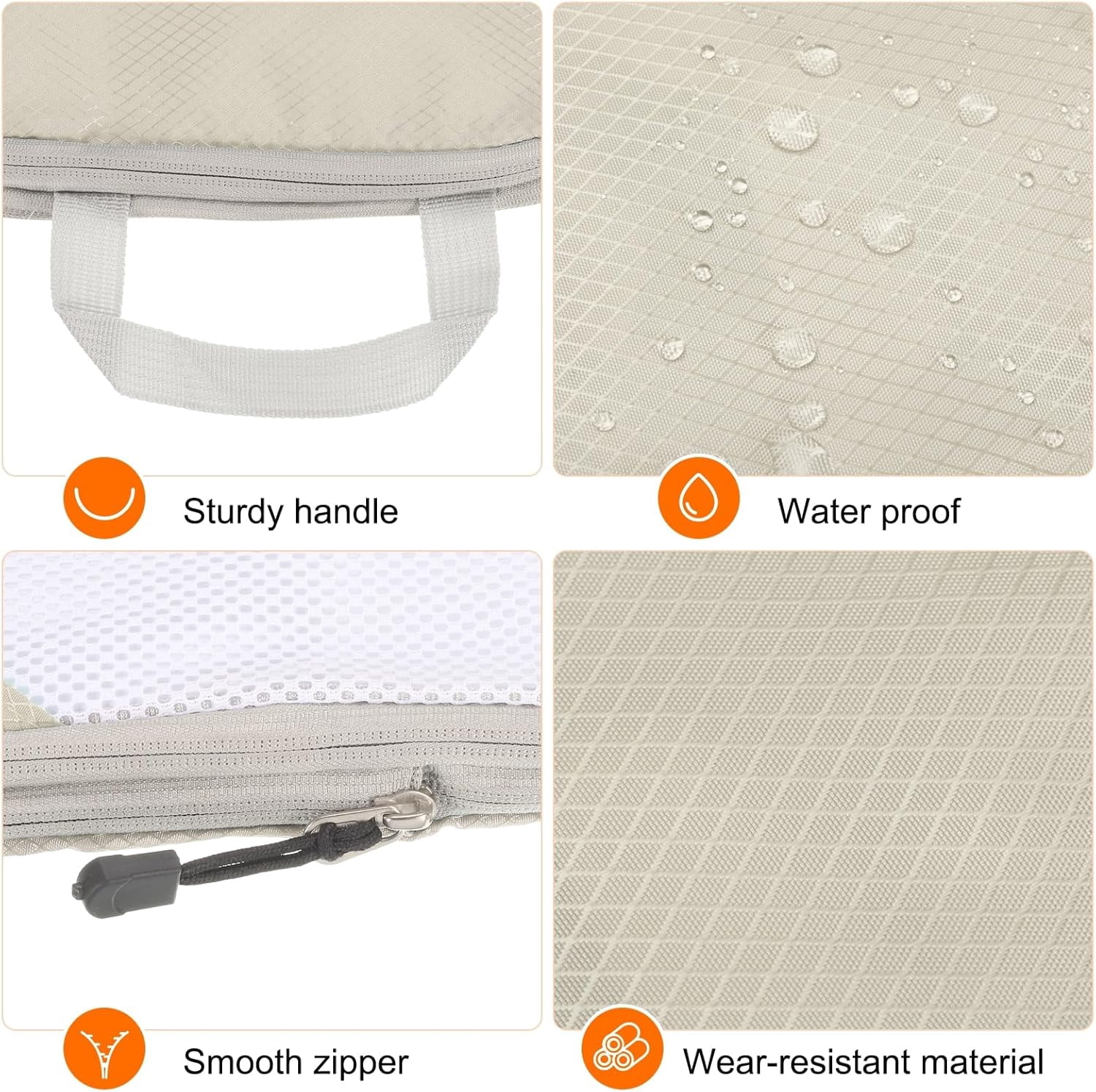 XiHAMA 3pcs Compression Packing Cube for Suitcases Lightweight Luggage Organizers Bag Travel Essentials Compression Bags for Carry on Suitcases