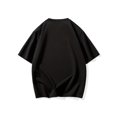 thumbnail image 4 of Plus Size Men's Graphic Tees, Comfy Stretch Breathable T-shirts For Summer, Oversized Loose Men's Clothings, 4 of 5