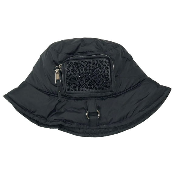 Madden NYC Women’s Puffer Bucket Hat with Pocket