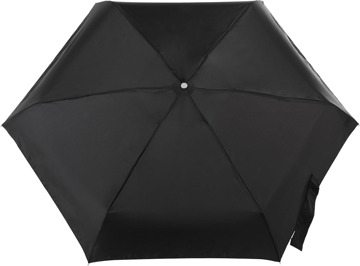 Black portable umbrella One size