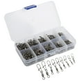 thumbnail image 2 of Fishing Swivels Snaps Set, 210pcs High Strength Portable Wear  Fishing Line Connector  for Saltwater and Freshwater, 2 of 8