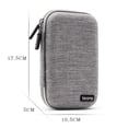 thumbnail image 4 of 2X Portable Storage Box Waterproof Storage Bag for 2.5-Inch Mobile Hard Drive Supply USB Drive Data Headset Gray, 4 of 10