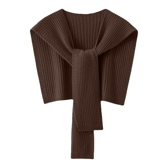 LIZUOJUN Shawl Wraps for Women Knitted Knotted Shawls Travel Casual Scarf Cape Shoulder Tops Fashion Wrap Soft Warm Cape for All Seasons F One Size