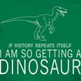 thumbnail image 3 of CafePress - History Repeats Dinosaur T Shirt - Women's Traditional Fit Dark T-Shirt, 3 of 4