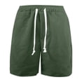 thumbnail image 3 of Hiijoy Boys Casual Corduroy Shorts Elastic Waist Drawstring Shorts Kids Athletic Shorts, 3 of 6