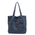 thumbnail image 1 of Bolsos Mujer Bolso vaquero Bolso de verano para las axilas Bolso shopper Azul oscuro Azul, 1 of 8