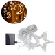 thumbnail image 4 of Dinheiro Solar Star Moon String Lights con control remoto 8 modos Cortina Luces Luces de hadas para jardín, 4 of 5