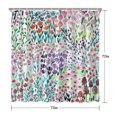 thumbnail image 5 of Pioneer Flower Floral Print Pattern Shower Curtain 72"x72" ,Bathroom Decorative Shower Curtains Set with 12 Hooks,Modern Waterproof Washable Shower Curtain, 5 of 6