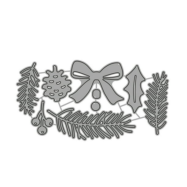 Ounissouiy Troqueles de corte Durable Ligero Fácil de usar Plantillas de metal Robusto Simple Autoensamblaje Herramientas de metalurgia de múltiples Kits de decoración para fiestas Ounissouiy HA074661-01