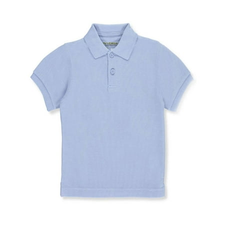- Unisex Boys Girls Short Sleeve Pique Polo Shirt w/Stain Release (2T-20)