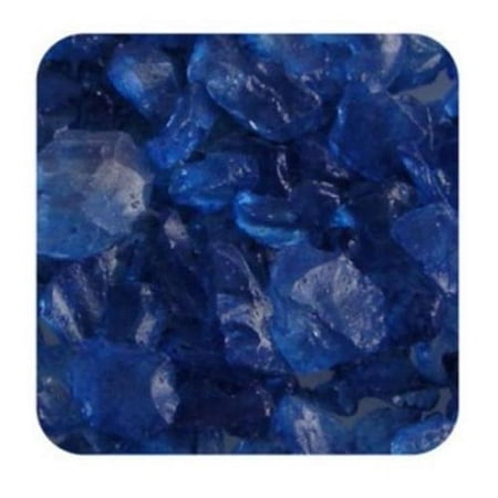 Sandtastik Ice10Lbblu Sandtastik Ice Real Glass Gems Table Scatters & Vase Filler Blue - 10 Lb