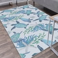 thumbnail image 2 of Alfombra Tritard Coastal Sea Turtles, antideslizante, resistente a las manchas, 122 x 183 cm, 2 of 7