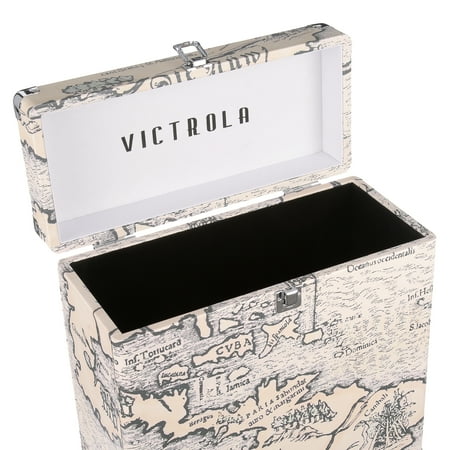 Victrola - Storage Case for Vinyl Turntable Records - Map