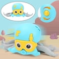 thumbnail image 3 of serony Floating Octopus Bath Toy Bathtub Toy Animal Swimming Pool Toy Blue, 3 of 8