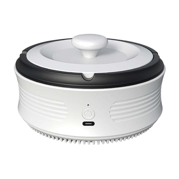 Cenicero portátil multifuncional 2 en 1, purificador de aire, limpio e inteligente, para interiores, hogar, oficina o coche.