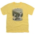 thumbnail image 2 of Wildlife Breaching Orcas S/S Youth 18/1 T-Shirt Banana, 2 of 2