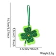 thumbnail image 2 of nvzhuang Irish Day Tree Tree Ornament Hanging Hats Shamrock Letters Gnomes Ornaments for Christmas Tree Party Home Decorations, 2 of 6