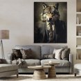 thumbnail image 3 of Stupell Industries Eclectic Fancy Wolf in Suit Canvas Art, 36 x 48, by Ray Powers, 3 of 8