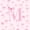 Pink M, variant on Erosebridal Letter Monogrammed S Pink Bow Twin Bedding Sets 7-Piece,Floral Cherry Blossoms Bedding Comforter Set,Pink Reversible,Breathable Home Decor