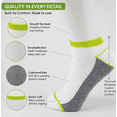 thumbnail image 3 of Weavra Ankle Socks, Performance Cushion Men’s Socks, 6-Pc Comfort Low Cut, 3 of 6