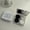 White, variant on Animal Graffiti Contact Lens Case with Mirror Portable Storage Box