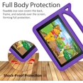 thumbnail image 2 of Epicgadget Case for Amazon Fire HD 8 / Fire HD 8 Plus (12th Generation, 2022 Released) - Lightweight Shockproof Handle with Stand Kids EVA Cover Case + 1 Screen Protector and 1 Stylus (Purple), 2 of 5