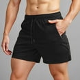 thumbnail image 2 of Men's Running Shorts with Zipper Pockets Gym Athletic Workout 5" Shorts for Men, 2 of 5