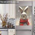 thumbnail image 6 of Dishwasher Magnetic Sticker 23x26 Inch Refrigerator Magnetic Sticker Washing Machine Magnetic Sticker Kitchen Panel Magnetic Sticker Home Decor Little Grey Christmas Rabbit, 6 of 6