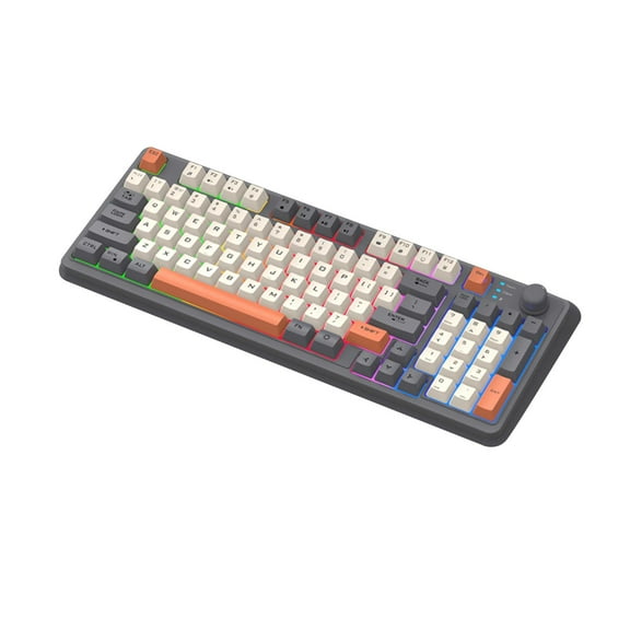 Teclado mecánico inalámbrico Strade Fareast Limited 94 teclas retroiluminado para Gamer PC estilo C
