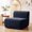 Dark Blue, variant on Single Sofa Chair,Memory Foam Lazy Sofa Sack,Armless Floor Sofa,for Bedroom, Living Room, Office & Home,Dark Blue