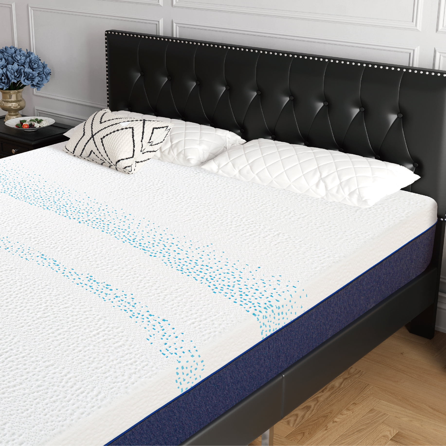 MLILY Essence Sleep Queen Mattress, 12" Memory Foam Mattress in a Box, Medium