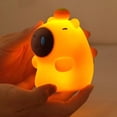 thumbnail image 3 of Monstrate Lámpara de escritorio de pato de silicona, luz suave de dibujos animados, juguete para aliviar el estrés, No daña los ojos, lámpara Iluminación y accesorios, 3 of 6