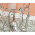 thumbnail image 6 of Oksana Round Glass and Metal Accent Side Table, Silver Octopus Legs, 6 of 17