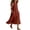 Wine, variant on Bxsruta Womens Summer Dress Button Down Maxi Dress Pleated Casual Sundress for Women
