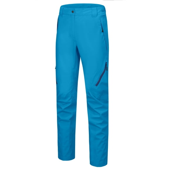 Little Donkey Andy Women's High Performance Waterproof Rain Pants Lightweight Breathable Golf Hiking Pants Bright Blue XS