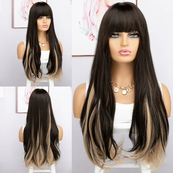 Lace Front Wigs 200% Density Lace Front Wig Pre Plucked Glueless Wigs Straight Black Synthetic lace front wig HD Lace Frontal Wigs natural Lace Closure Wigs for